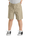 Dickies Girls FlexWaist Slim Fit Flat Front Shorts, 4-6x