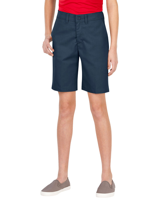Dickies Girls FlexWaist Slim Fit Flat Front Shorts, 7-20
