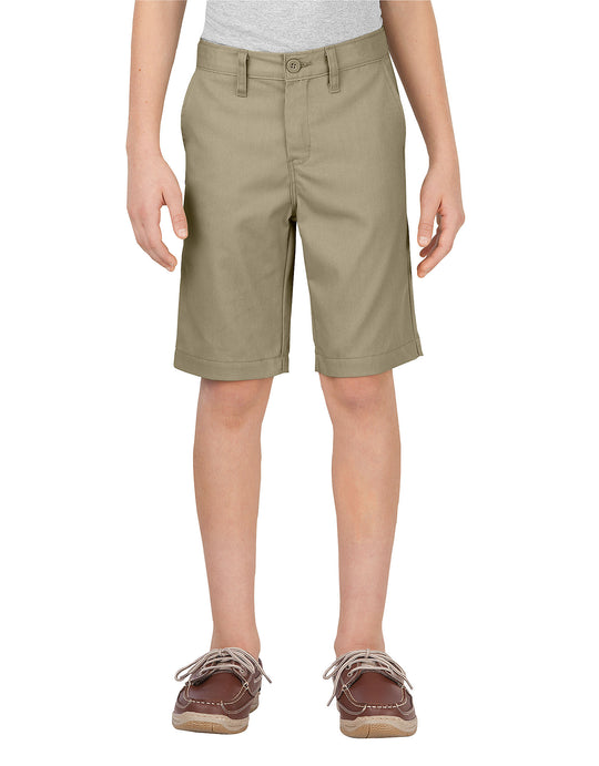 Dickies Boys Flex Slim Fit Ultimate Khaki Shorts, 8-20