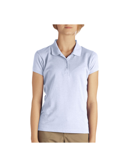 Dickies Girls Short Sleeve Pique Polo, 4-6