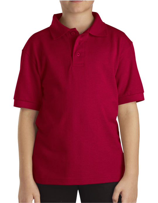 Dickies Boys Short-Sleeve Pique Polo Shirt - 4-7