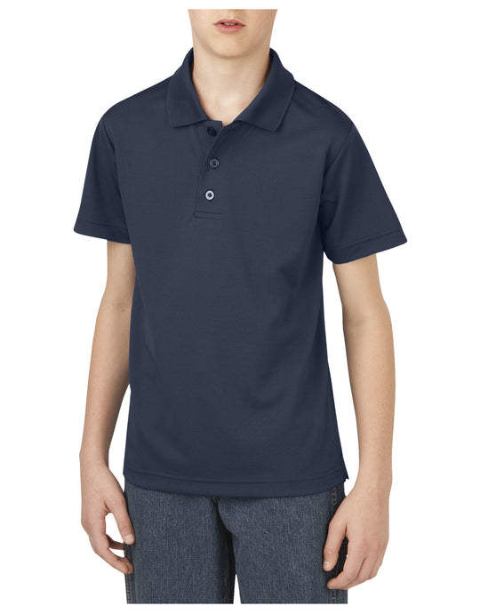 Dickies Boys Performance Short Sleeve Polo Shirt, 8-20