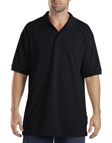 Dickies Mens Short-Sleeve Pique Polo Shirt