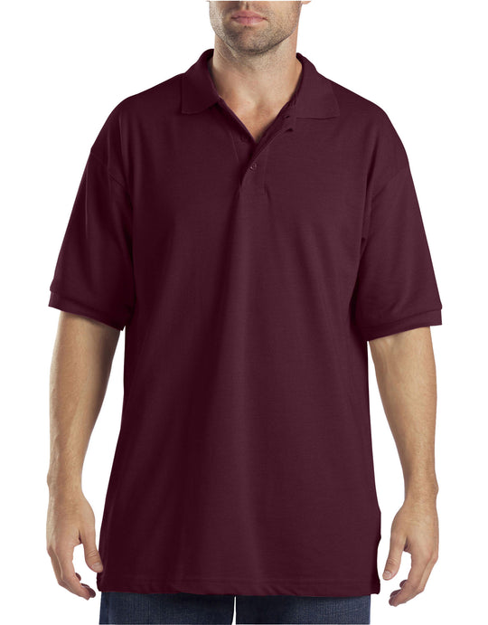 Dickies Mens Short-Sleeve Pique Polo Shirt