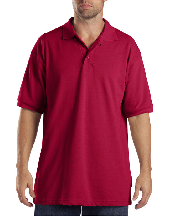 Dickies Mens Short-Sleeve Pique Polo Shirt