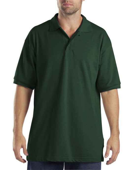 Dickies Mens Short-Sleeve Pique Polo Shirt