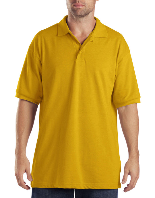 Dickies Mens Short-Sleeve Pique Polo Shirt