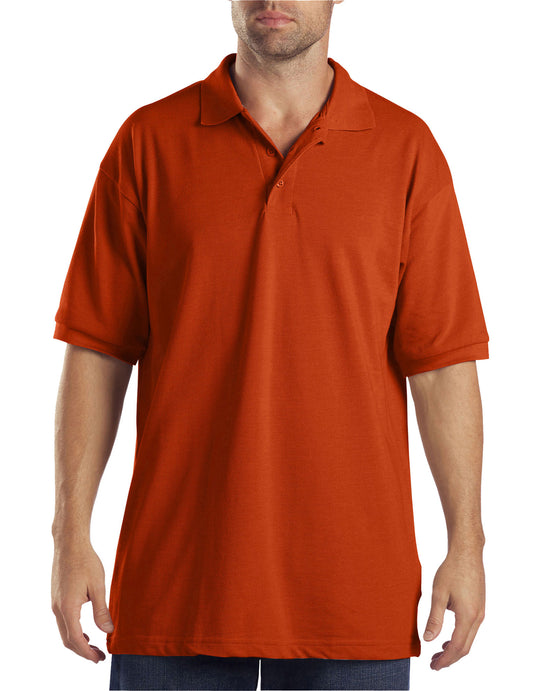 Dickies Mens Short-Sleeve Pique Polo Shirt