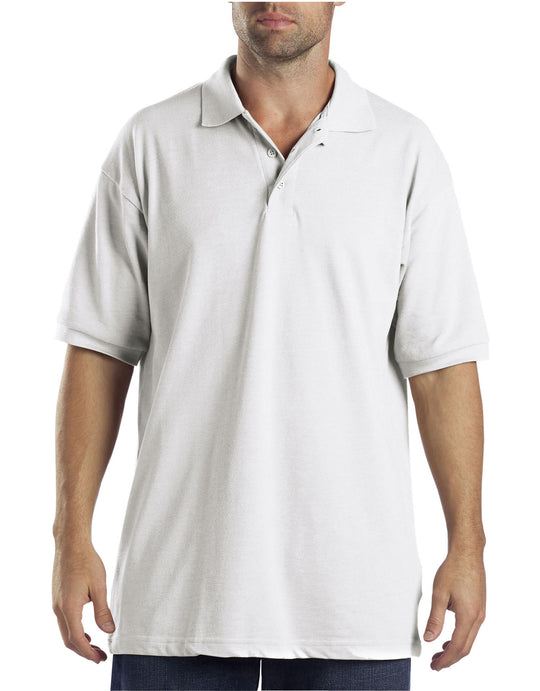 Dickies Mens Short-Sleeve Pique Polo Shirt