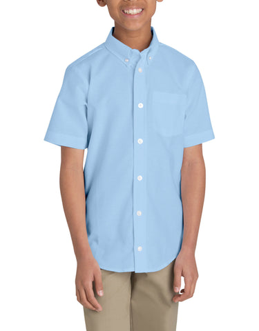 Dickies Boys Short Sleeve Oxford Shirt, 4-20