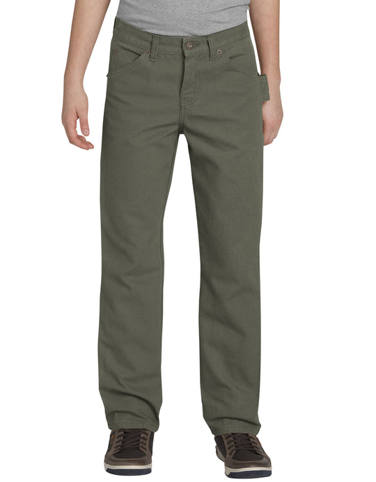 Dickies Boys Straight Leg Carpenter Duck Pants, 8-18