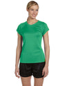 Champion Women's Essential Double Dry V-Neck Tee