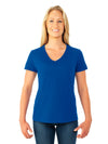 Fruit Of The Loom Womens HD Cotton Short Sleeve V-Neck T-Shirt