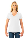 Fruit Of The Loom Womens HD Cotton Short Sleeve V-Neck T-Shirt