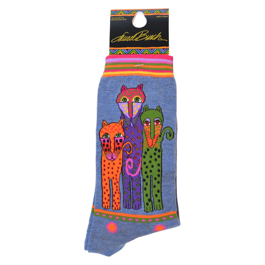 K. Bell Womens Laurel Burch Crew Socks