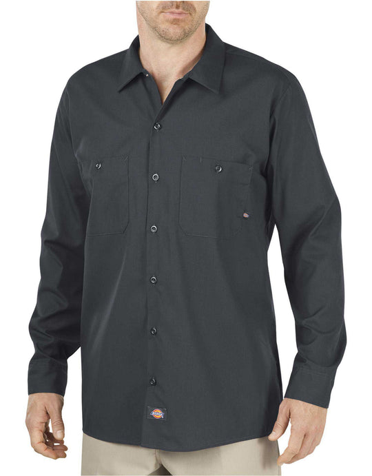 Dickies Mens Long Sleeve Industrial Work Shirt