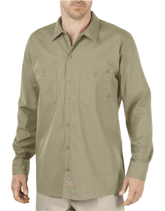 Dickies Mens Long Sleeve Industrial Work Shirt