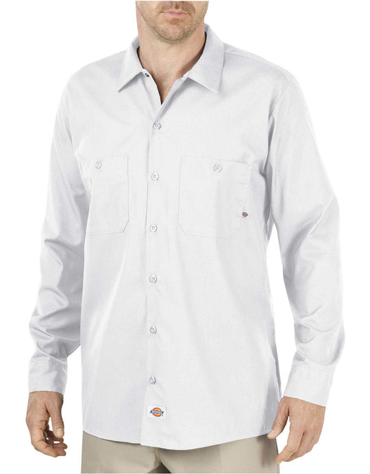 Dickies Mens Long Sleeve Industrial Work Shirt