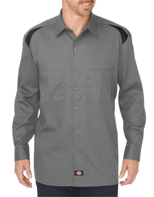 Dickies Mens Long Sleeve Performance Team Shirt