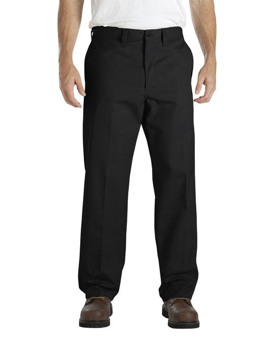 Dickies Mens Industrial Flat Front Comfort Waist Pants
