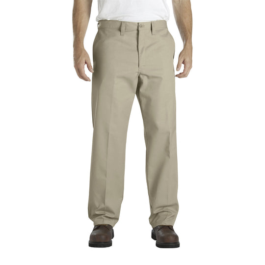 Dickies Mens Industrial Flat Front Comfort Waist Pants