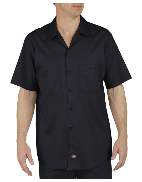 Dickies Mens Industrial Cotton Short Sleeve Work Shirt