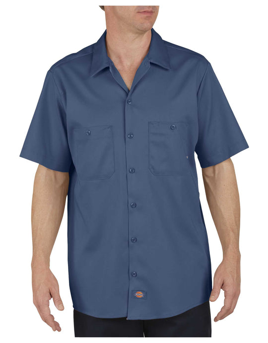Dickies Mens Industrial Cotton Short Sleeve Work Shirt