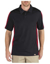 Dickies Mens Industrial Color Block Performance Polo Shirt