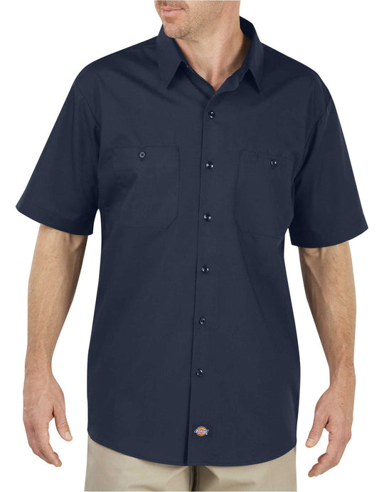 Dickies Mens Industrial WorkTech Short Sleeve Ventilated Performance Shirt