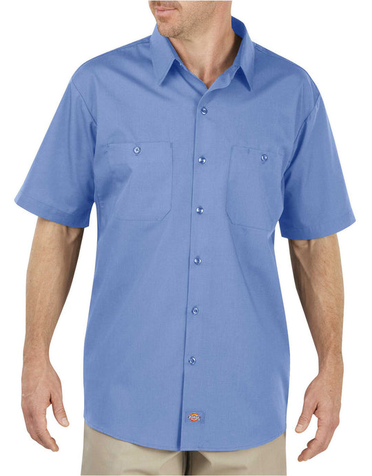 Dickies Mens Industrial WorkTech Short Sleeve Ventilated Performance Shirt