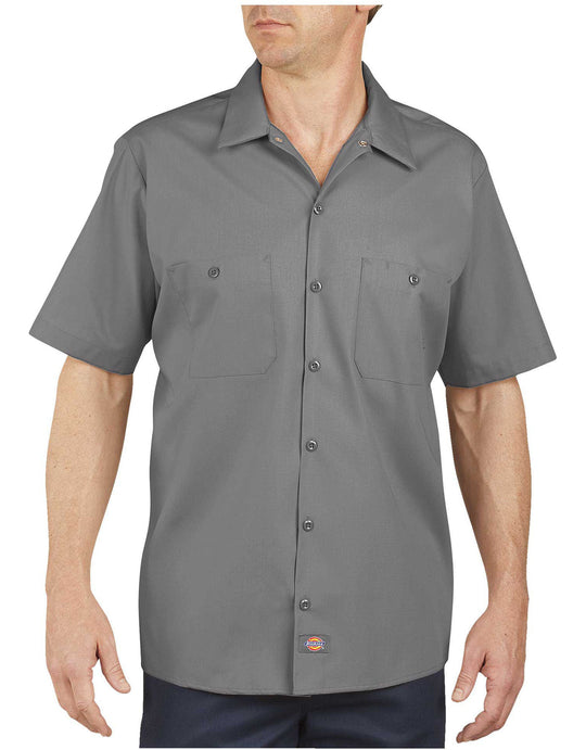 Dickies Mens Industrial Short Sleeve Work Shirt