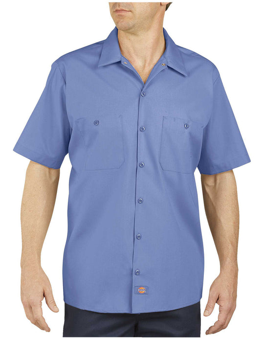 Dickies Mens Industrial Short Sleeve Work Shirt