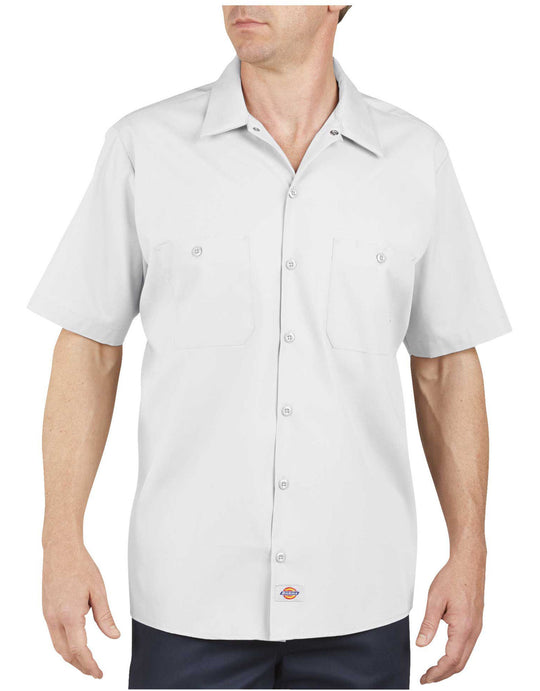 Dickies Mens Industrial Short Sleeve Work Shirt