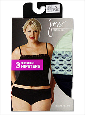 JMS Microfiber Hipster Briefs 3-Pack