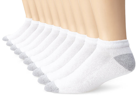 Fruit of the Loom Men`s Core Value 10 Pack Low Cut Socks