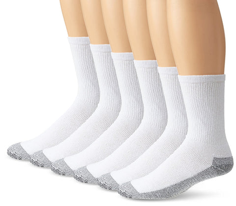 Fruit of the Loom Men`s Work Gear 6 Pack Crew Socks