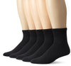 Fruit of the Loom Mens Core Stays Black 5 Pack Ankle Sock