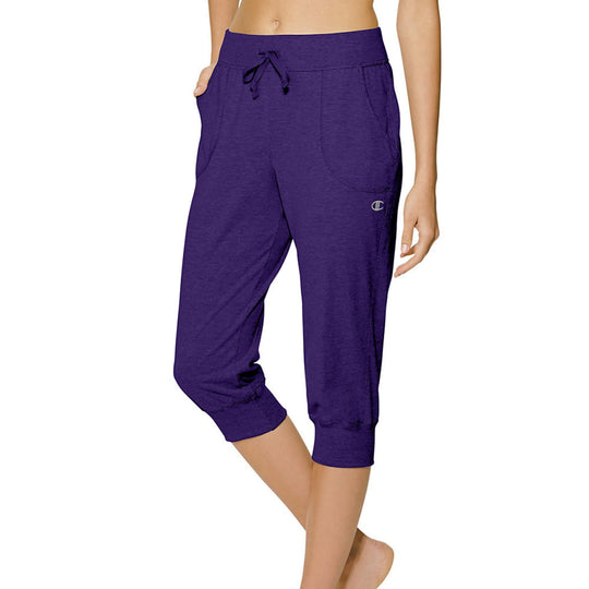 Champion Women`s Authentic Jersey Banded Knee Pants