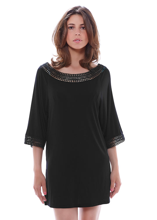 Fantasie Womens Maia Crochet Trim Tunic
