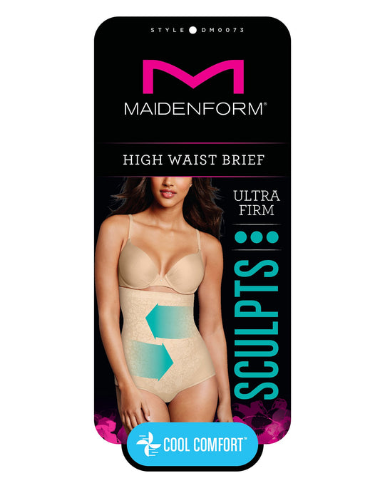Maidenform Womens Lycra FitSense Hi-Waist Brief