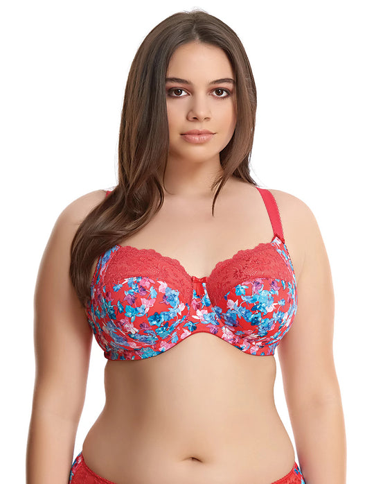 Elomi Womens Morgan Underwire Full Cup Stretch Lace Banded Bra