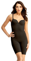 SlimMe By MeMoi Underwire and Padded Full Bodysuit with Thigh Shaper