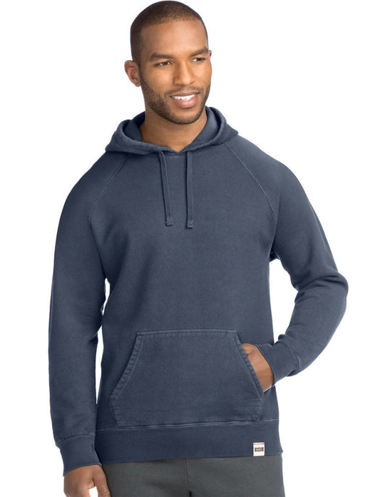 Hanes Mens 1901 Heritage Fleece Raglan Pullover Hoodie