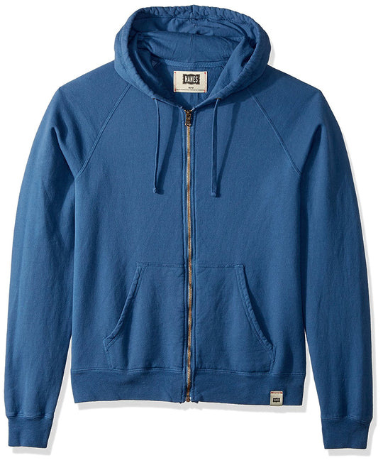 Hanes Mens 1901 Heritage Fleece Full Zip Hoodie