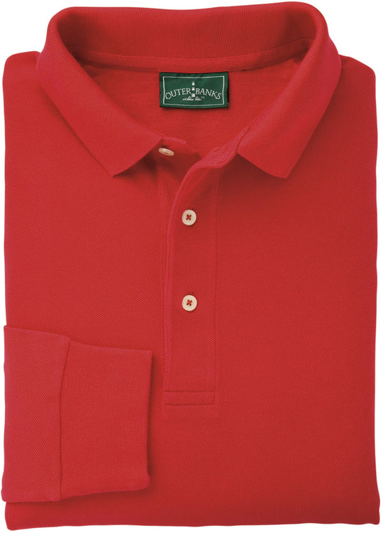 Outer Banks Mens Ultimate Outer Banks Long-Sleeve Polo - OB15