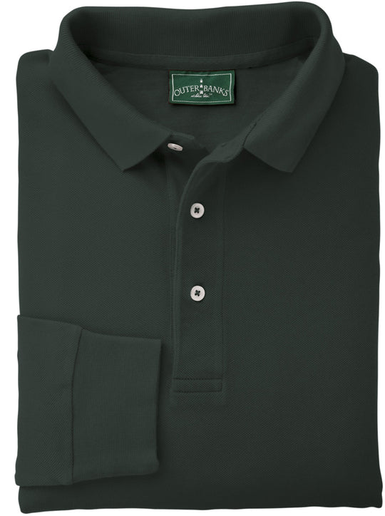 Outer Banks Mens Ultimate Outer Banks Long-Sleeve Polo - OB15