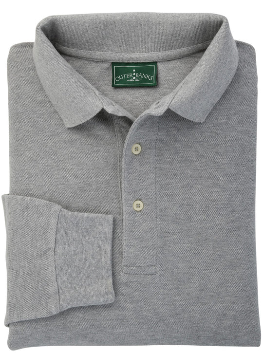 Outer Banks Mens Ultimate Outer Banks Long-Sleeve Polo - OB15