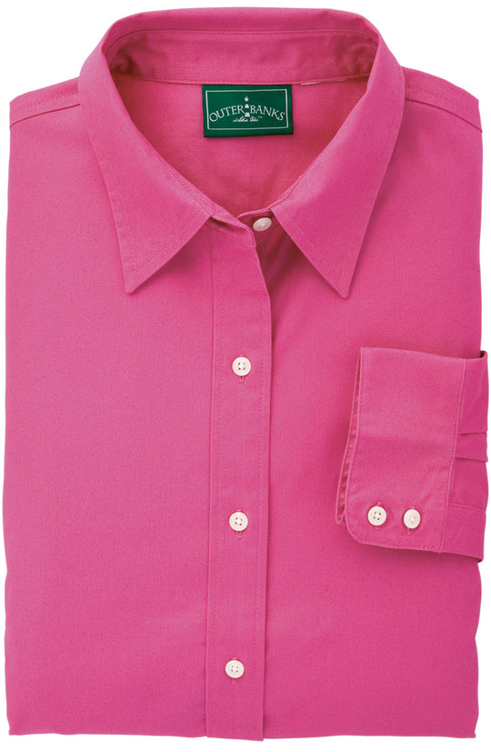 Outer Banks Womens Ultimate OB Twill Dress Shirt