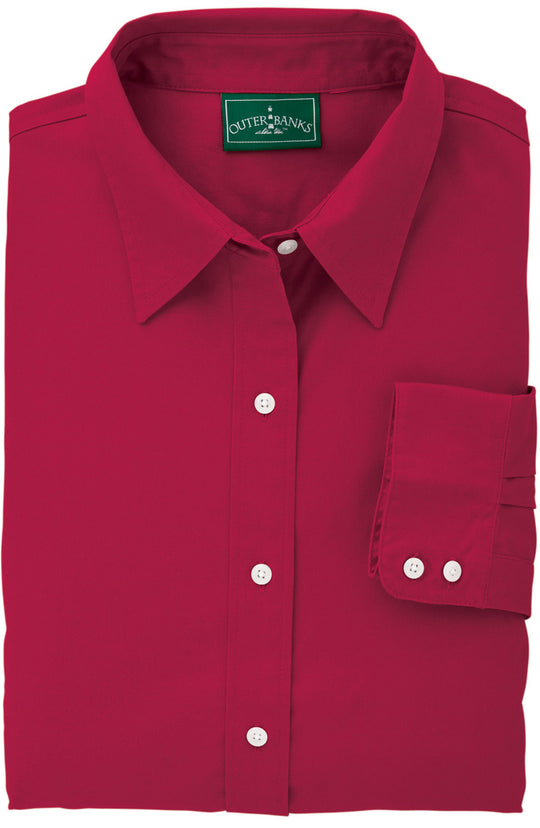 Outer Banks Womens Ultimate OB Twill Dress Shirt