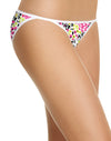 Hanes Womens 100% Cotton Fashion String Bikini 4 Pack